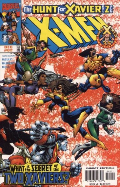 X-Men, Vol. 1 The Hunt for Xavier - Part 2: Charly |  Issue#82A | Year:1998 | Series: X-Men | Pub: Marvel Comics | Direct Edition