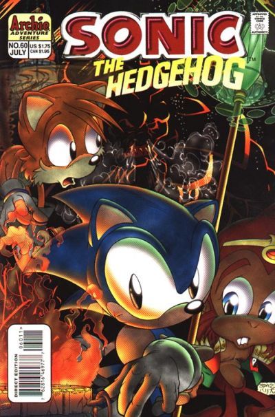Sonic the Hedgehog, Vol. 2  |  Issue#60A | Year:1998 | Series: Sonic The Hedgehog | Pub: Archie Comic Publications | Direct Edition