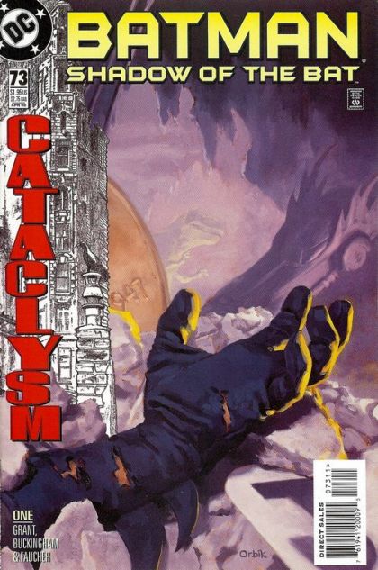 Batman: Shadow of the Bat Cataclysm - Part 1: Castles Built On Sand |  Issue#73A | Year:1998 | Series: Batman | Pub: DC Comics | Direct Edition