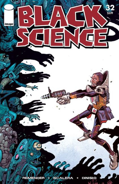 Black Science  |  Issue#32C | Year:2017 | Series:  | Pub: Image Comics | Walking Dead #50 Tribute Cover