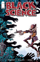 Black Science  |  Issue#32C | Year:2017 | Series:  | Pub: Image Comics | Walking Dead #50 Tribute Cover