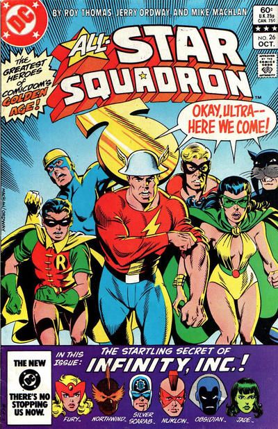 All-Star Squadron Talons Across Time |  Issue#26A | Year:1983 | Series:  | Pub: DC Comics | Direct Edition