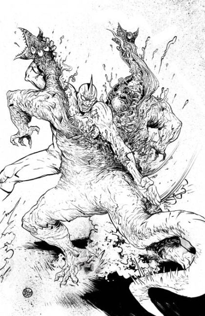 Ultramega  |  Issue#4D | Year:2021 | Series:  | Pub: Image Comics | Paul Rope & Mike Spicer & Kris Anker Black And White Variant