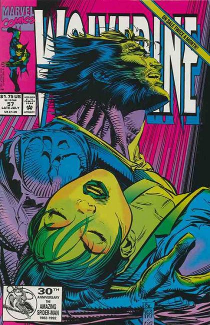 Wolverine, Vol. 2 Death In The Family |  Issue#57A | Year:1992 | Series: Wolverine | Pub: Marvel Comics | Direct Edition