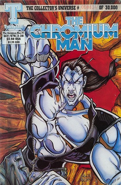 The Chromium Man  |  Issue#1A | Year:1993 | Series: The Chromium Man | Pub: Triumphant Comics | Regular Cover