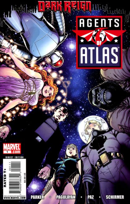 Agents of Atlas, Vol. 2 Dark Reign - First Contact / Wolverine: Agent of Atlas |  Issue#1A | Year:2009 | Series:  | Pub: Marvel Comics | Art Adams Regular Cover