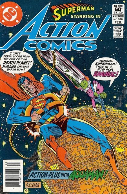 Action Comics, Vol. 1 Star-Kill! / Land-Masters of the Sea! |  Issue#528B | Year:1981 | Series:  | Pub: DC Comics | Newsstand Edition