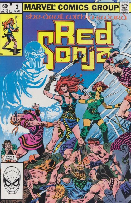 Red Sonja, Vol. 2 The Sea That Steals! |  Issue#2A | Year:1983 | Series: Red Sonja | Pub: Marvel Comics |