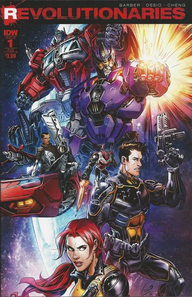 Revolutionaries Crisis Intervention |  Issue#1C | Year:2017 | Series:  | Pub: IDW Publishing | Subscription Cover B