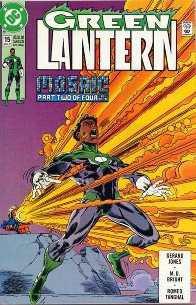 Green Lantern, Vol. 3 Mosaic, Part 2: Strictures |  Issue#15A | Year:1991 | Series: Green Lantern | Pub: DC Comics | Direct Edition