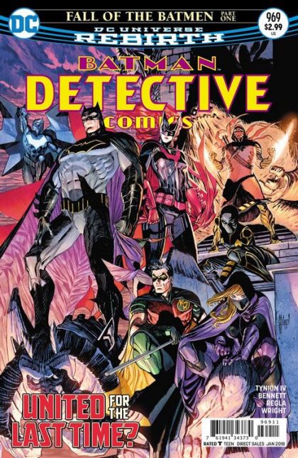 Detective Comics, Vol. 3 Fall of the Batmen, Part 1 |  Issue#969A | Year:2017 | Series: Batman | Pub: DC Comics | Guillem March Regular