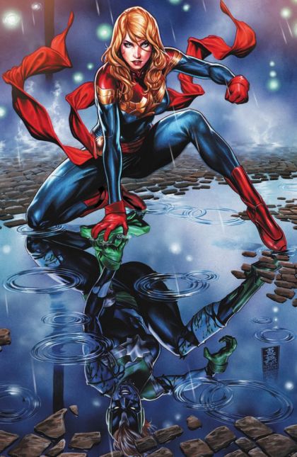 Captain Marvel, Vol. 11 Falling Star, Part 2 |  Issue#9D | Year:2019 | Series:  | Pub: Marvel Comics | Mark Brooks Exclusive Virgin Variant