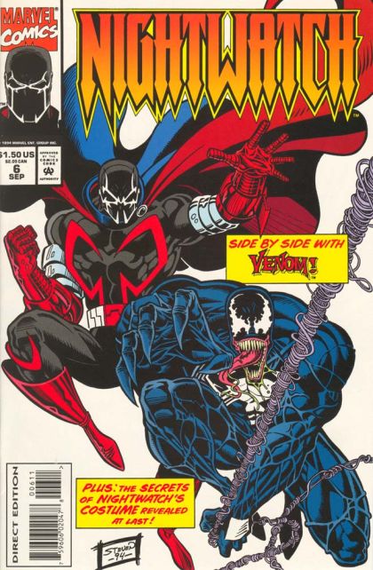 Nightwatch Sins Of The Future |  Issue#6A | Year:1994 | Series:  | Pub: Marvel Comics | Direct Edition