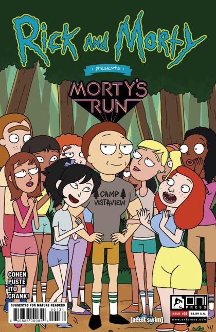 Rick and Morty Presents: Morty's Run  |  Issue#1B | Year:2022 | Series: Rick and Morty | Pub: Oni Press | Tom Feister Variant