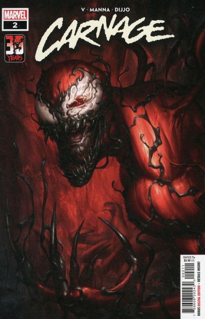Carnage, Vol. 3 Transformation |  Issue#2A | Year:2022 | Series:  | Pub: Marvel Comics | Kendrick Lim Regular