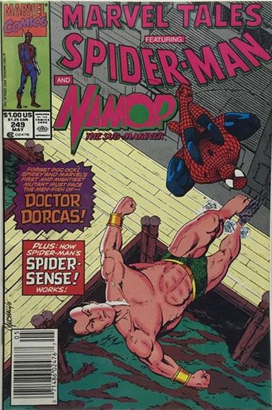Marvel Tales, Vol. 2 Mayhem is...the Men-Fish |  Issue#249B | Year:1991 | Series: Spider-Man | Pub: Marvel Comics | Newsstand Edition