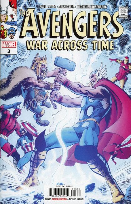 Avengers: War Across Time  |  Issue#3A | Year:2023 | Series:  | Pub: Marvel Comics | Regular Alan Davis Cover