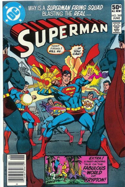 Superman, Vol. 1 Is Superman Going... Going... Gone?; Day Into Night-- Night Into Day |  Issue#360B | Year:1981 | Series: Superman | Pub: DC Comics | Newsstand Edition