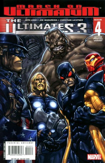 The Ultimates, Vol. 3 March On Ultimatum  |  Issue#4C | Year:2008 | Series: Ultimates | Pub: Marvel Comics | 2nd Printing Joe Madureira Variant