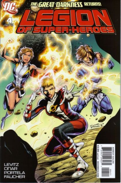 Legion of Super-Heroes, Vol. 6 That Which is Purest Among You |  Issue#4A | Year:2010 | Series: Legion of Super-Heroes | Pub: DC Comics | Yildiray Cinar & Wayne Faucher Regular Cover