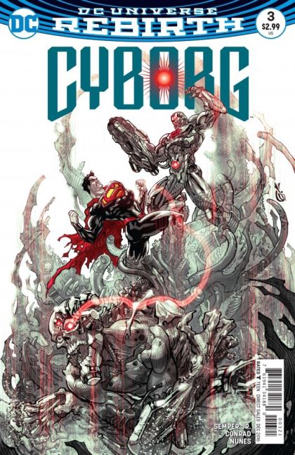 Cyborg, Vol. 2 The Imitation of Life, Part Three: Nightmare |  Issue#3B | Year:2016 | Series:  | Pub: DC Comics | Eric Canete Variant