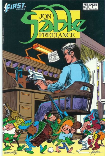 Jon Sable, Freelance Cave of the Half-Pints |  Issue#33 | Year:1986 | Series: Jon Sable | Pub: First Comics |