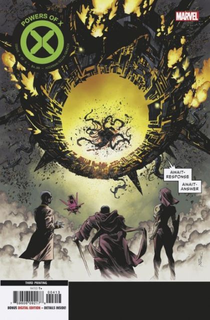 Powers of X Something Sinister |  Issue#4J | Year:2019 | Series:  | Pub: Marvel Comics | 3rd Printing Variant Declan Shalvey Cover