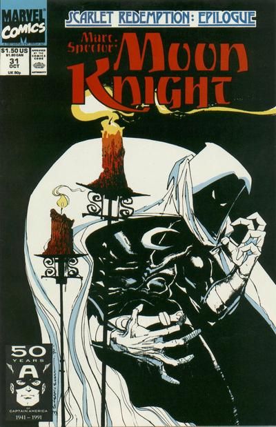 Marc Spector: Moon Knight Scarlet Redemption, Part 6: Epilogue |  Issue#31 | Year:1991 | Series: Moon Knight | Pub: Marvel Comics |