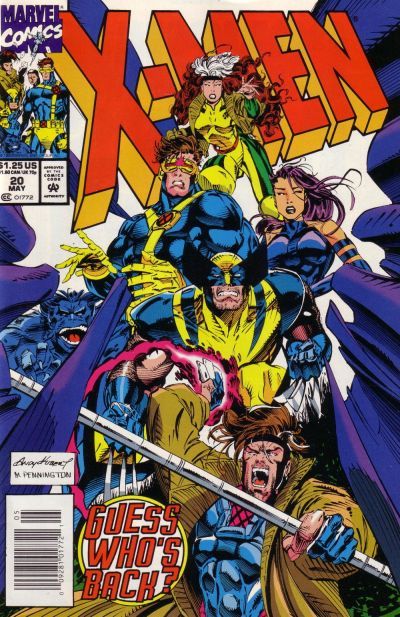 X-Men, Vol. 1 Digging In The Dirt |  Issue#20B | Year:1993 | Series: X-Men | Pub: Marvel Comics |