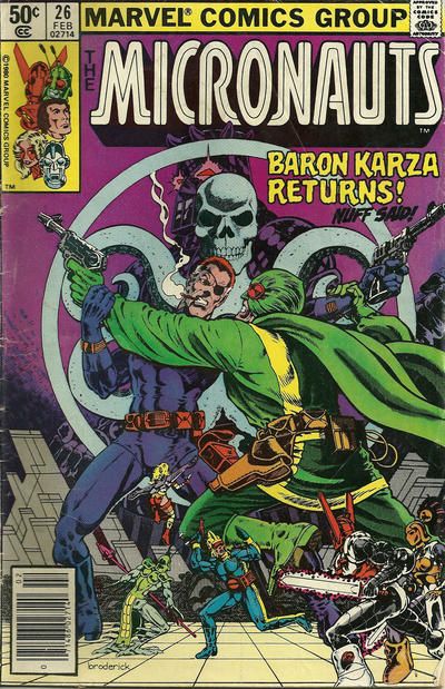 Micronauts, Vol. 1 Assault On S.H.I.E.L.D |  Issue#26B | Year:1981 | Series: Micronauts | Pub: Marvel Comics | Newsstand Edition