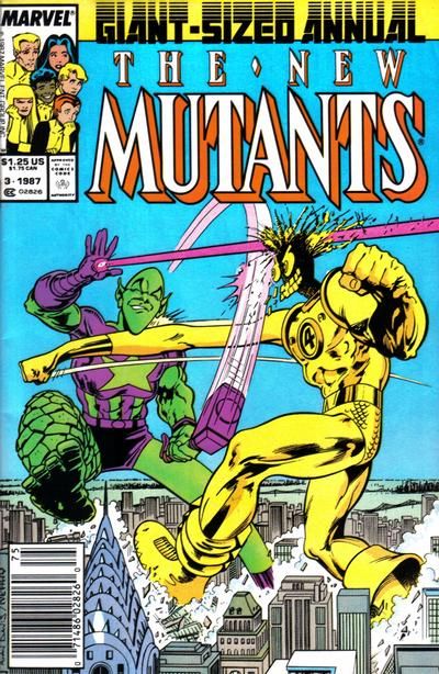 New Mutants, Vol. 1 Annual Anything You Can Do -- ! |  Issue#3B | Year:1987 | Series: New Mutants | Pub: Marvel Comics | Newsstand Edition