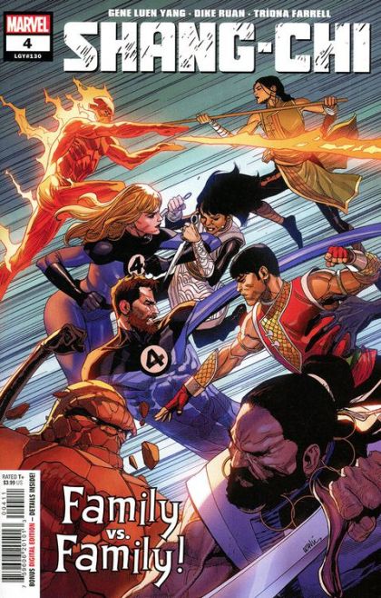 Shang-Chi, Vol. 2 "Shang-Chi vs. the Marvel Universe, Part 4" |  Issue#4A | Year:2021 | Series:  | Pub: Marvel Comics | Regular Leinil Francis Yu Cover