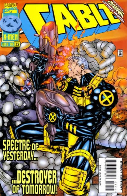 Cable, Vol. 1 Onslaught - Never is a Very Short Time |  Issue#33A | Year:1996 | Series:  | Pub: Marvel Comics | Direct Edition