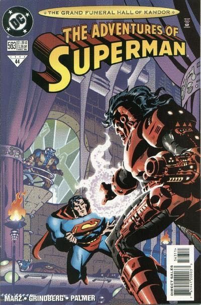 The Adventures of Superman Imprisoned in the Bottle! |  Issue#563A | Year:1998 | Series: Superman | Pub: DC Comics | Direct Edition