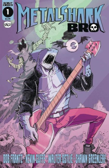 Metalshark Bro, Vol. 1  |  Issue#1A | Year:2019 | Series:  | Pub: Scout Comics | Regular Walt Ostlie Cover