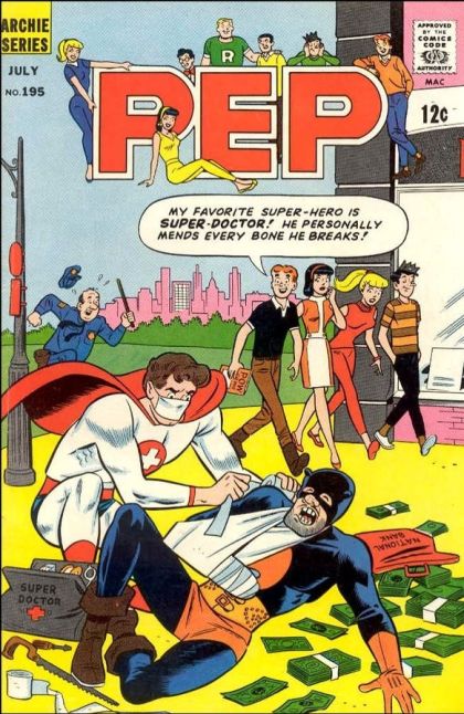 Pep Comics  |  Issue#195 | Year:1966 | Series: Pep | Pub: Archie Comic Publications |