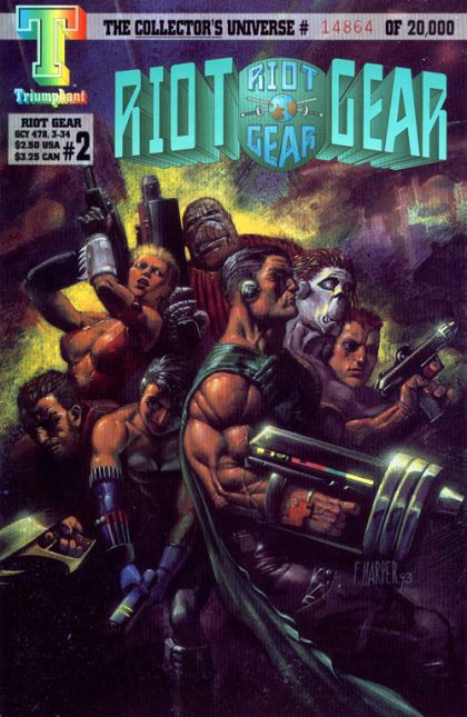 Riot Gear A New Beginning |  Issue#2 | Year:1993 | Series:  | Pub: Triumphant Comics | Numbered to 20,000