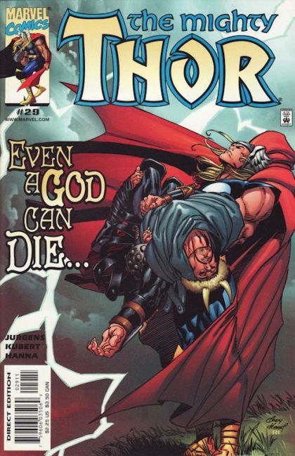 Thor, Vol. 2 Whence Comes Death |  Issue#29A | Year:2000 | Series: Thor | Pub: Marvel Comics | Direct Edition