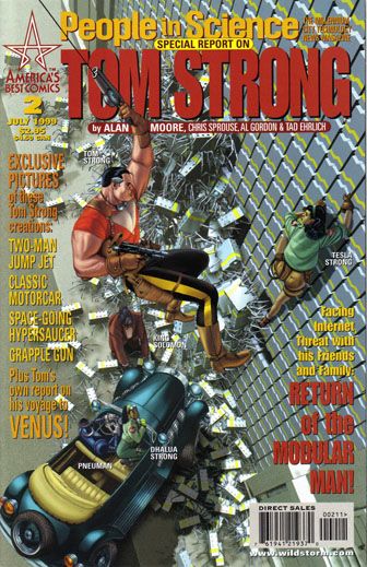 Tom Strong Return Of The Modular Man |  Issue#2A | Year:1999 | Series: Tom Strong | Pub: DC Comics |