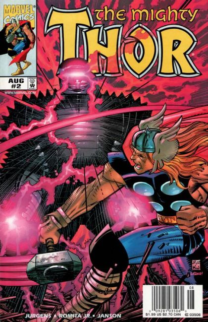 Thor, Vol. 2 Deal With The Devil! |  Issue#2B | Year:1998 | Series: Thor | Pub: Marvel Comics | Newsstand Edition