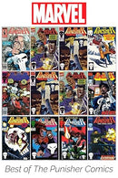 Marvel Comics | The Punisher Comics | Pack of 5 Comics | The Punisher Comics by Marvel Comics | Assorted Selection 1990s to Present Date