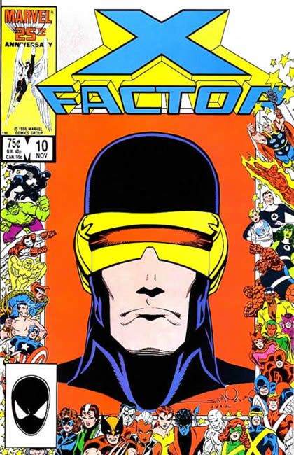 X-Factor, Vol. 1 Mutant Massacre - Part 4: Falling Angel! |  Issue#10A | Year:1986 | Series: X-Factor | Pub: Marvel Comics | Direct Edition