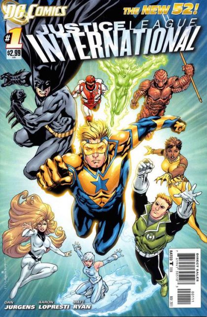 Justice League International The Signal Masters, Part 1 |  Issue#1A | Year:2011 | Series: Justice League | Pub: DC Comics | Aaron Lopresti Regular