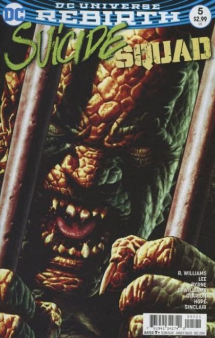 Suicide Squad, Vol. 4 Going Sane, Part One: Shock Treatment / Hack: Prisons |  Issue#5B | Year:2016 | Series: Suicide Squad | Pub: DC Comics | Variant Lee Bermejo Cover