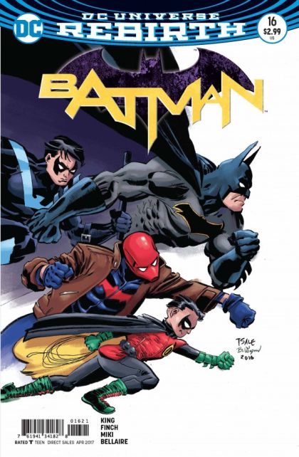 Batman, Vol. 3 I am Bane |  Issue#16B | Year:2017 | Series: Batman | Pub: DC Comics | Tim Sale Variant
