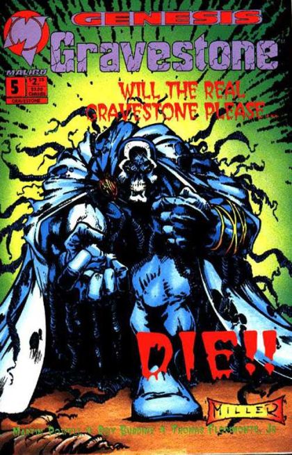Gravestone Graven Image |  Issue#5A | Year:1993 | Series:  | Pub: Malibu Comics | Direct Edition