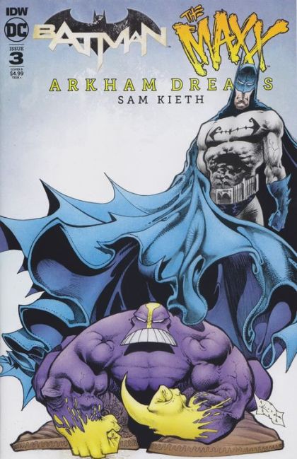 Batman / The Maxx: Arkham Dreams  |  Issue#3B | Year:2018 | Series:  | Pub: IDW Publishing | Variant Sam Kieth Cover