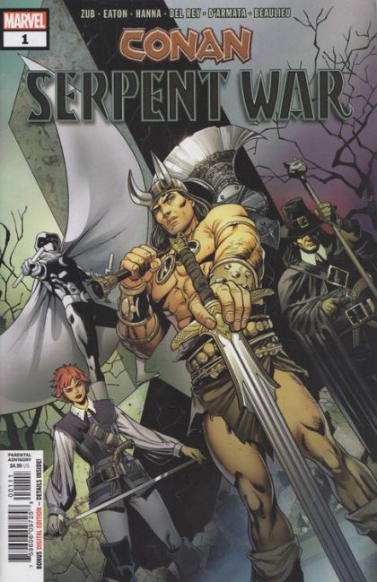 Conan: Serpent War The Get of Garm, Part 1 |  Issue#1A | Year:2019 | Series:  | Pub: Marvel Comics | Carlos Pacheco, Aneke & Frank D'Armata Cover