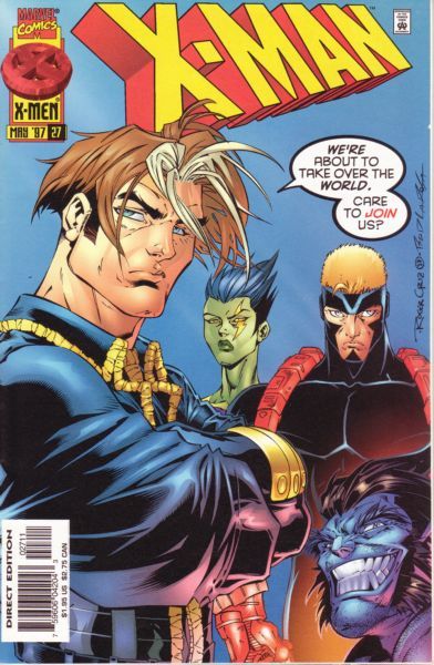 X-Man Blood Brothers |  Issue#27A | Year:1997 | Series: X-Men | Pub: Marvel Comics | Direct Edition