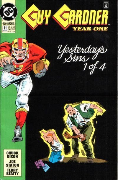 Guy Gardner: Warrior Year One: Yesterday's Sins, Back in the Days |  Issue#11A | Year:1993 | Series: Guy Gardner | Pub: DC Comics | Direct Edition